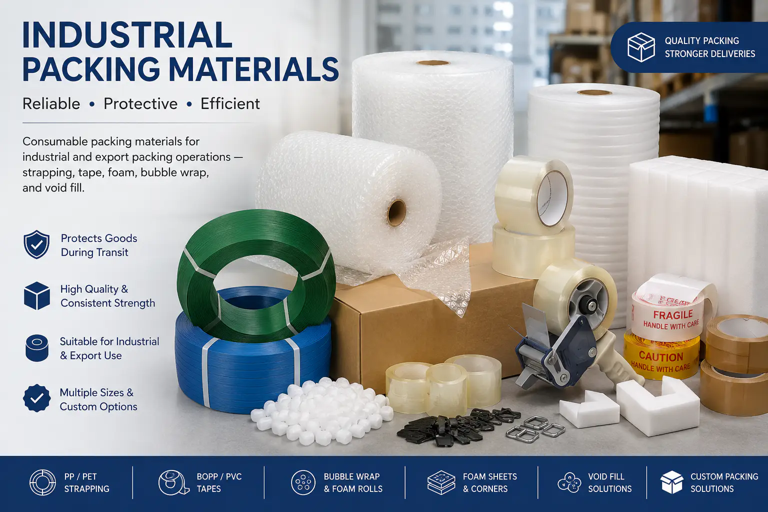 Industrial Packing Materials capability