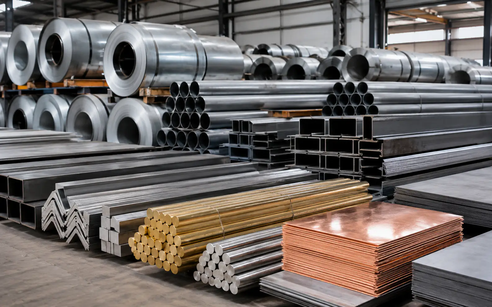 Industrial metal materials for international trade